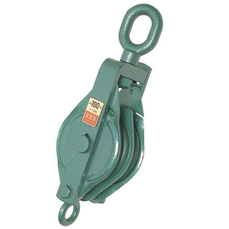 エスコ EA987HH-75B 75mm強力型滑車(2車・オーフ) 1個（ご注文単位1個）【直送品】