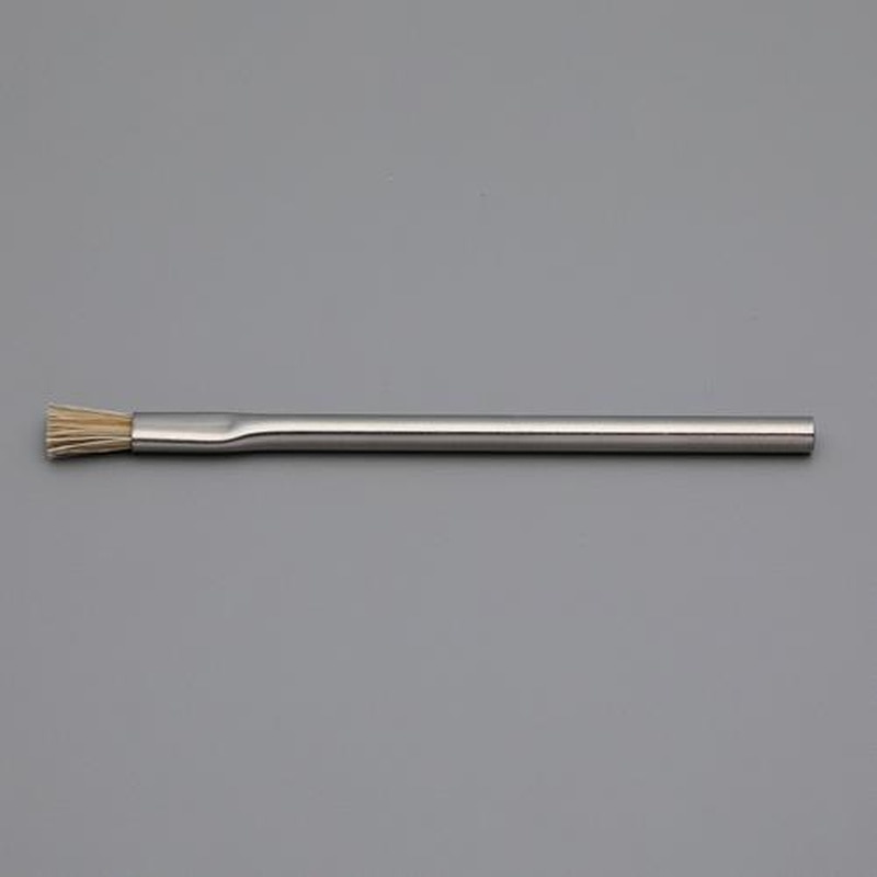 エスコ EA109AH-51 3.2x92mm精密用導電ブラシ(馬毛・ステンレス柄) 1個（ご注文単位1個）【直送品】