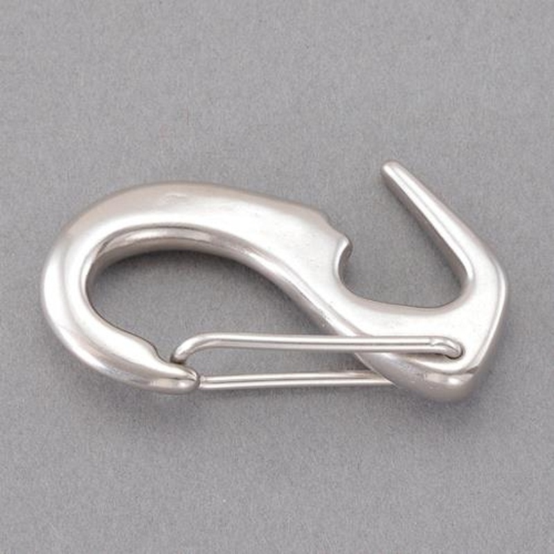 エスコ EA638GK-24 91mmスナップフック(オープンタイプ/ステンレス製) 1個（ご注文単位1個）【直送品】