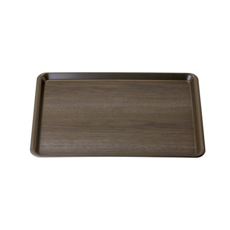 エスコ EA912mm 360x250x17mmノンスリップトレー(木目調) 1個（ご注文単位1個）【直送品】