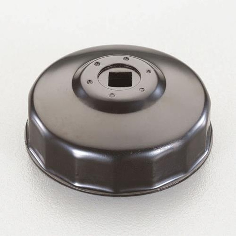 エスコ EA604AJ-27 3/8”DR-90mmオイルフィルターレンチ 1個（ご注文単位1個）【直送品】