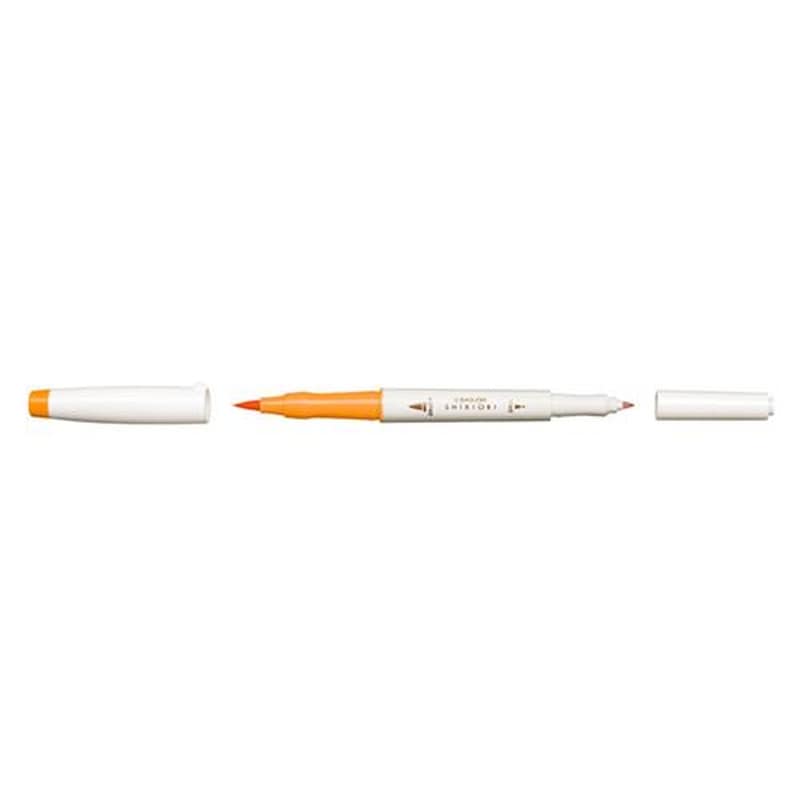 エスコ EA765MH-145[中字/細字]筆ペン(金木犀・橙系) 1個（ご注文単位1個）【直送品】