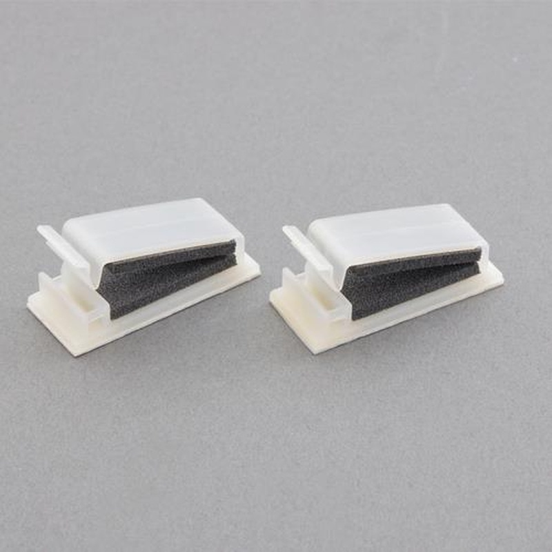 エスコ EA947FA-95 77.5x19.2x13.0mmフラットケーブルクランプ(粘着/2個 1個(ご注文単位1個)【直送品】