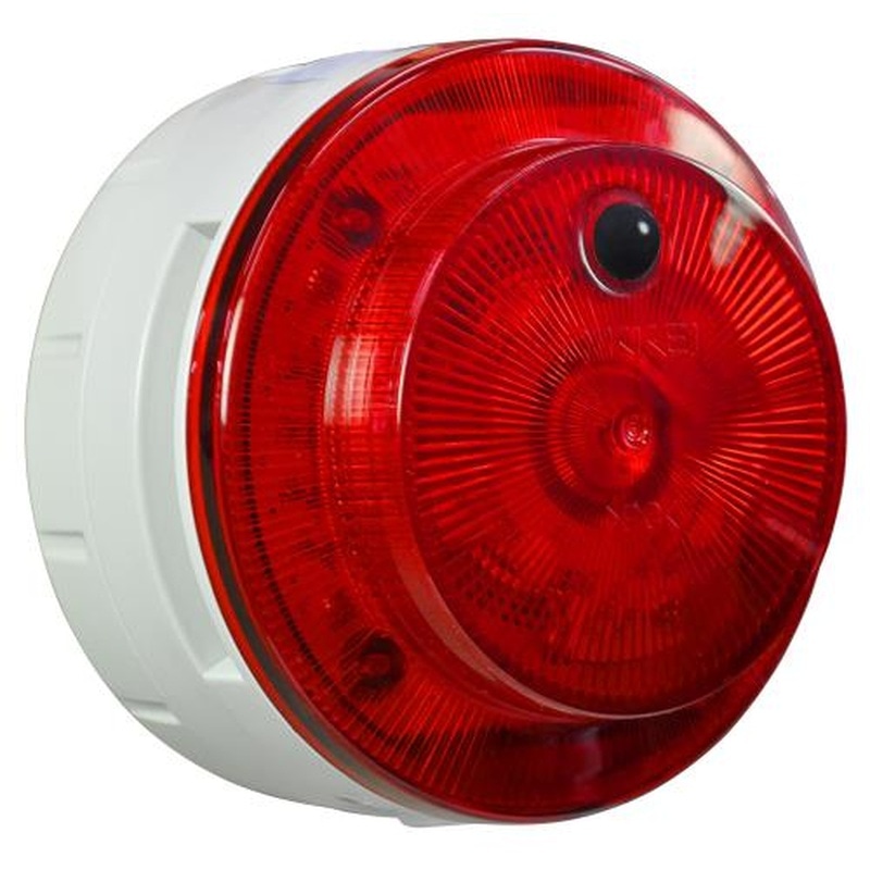 エスコ EA864CW-11[単3x3本]センサー式音声案内機(LED回転灯型/赤 1個（ご注文単位1個）【直送品】