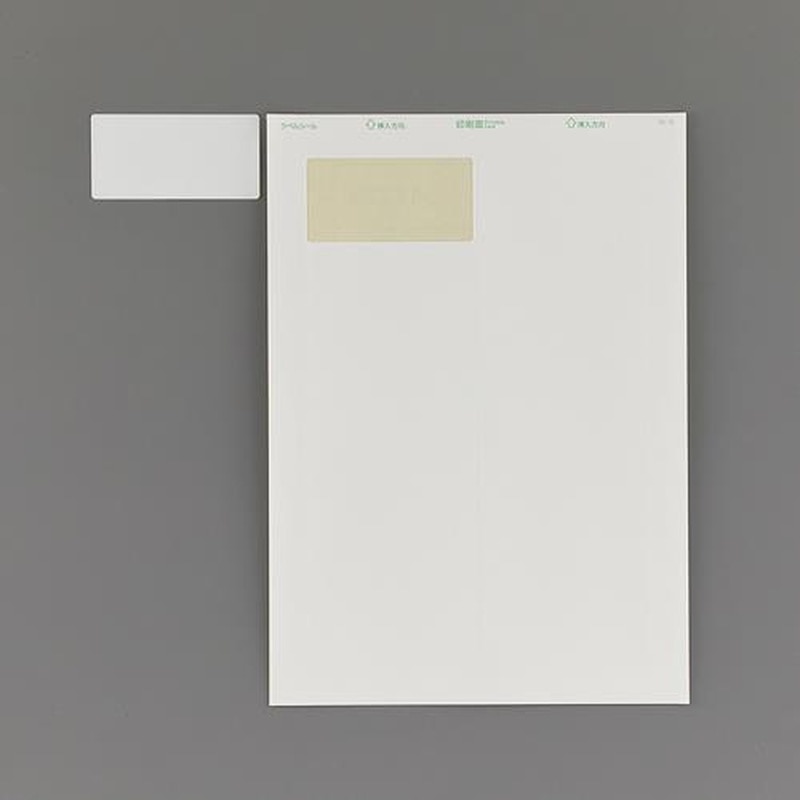 >エスコ EA759XE-24 A4判/27面62x31mmプリンターラベル(10枚) 1個(ご注文単位1個)【直送品】