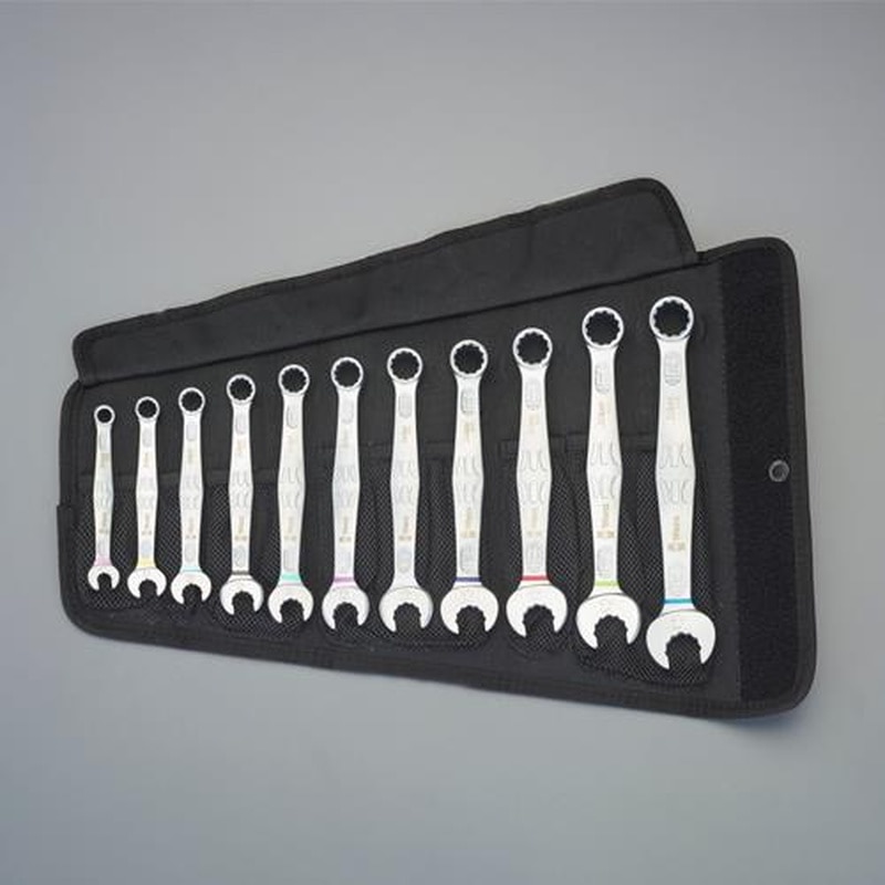 エスコ EA614WG-1 11本組/8-19mmコンビネーションレンチセット 1個(ご注文単位1個)【直送品】