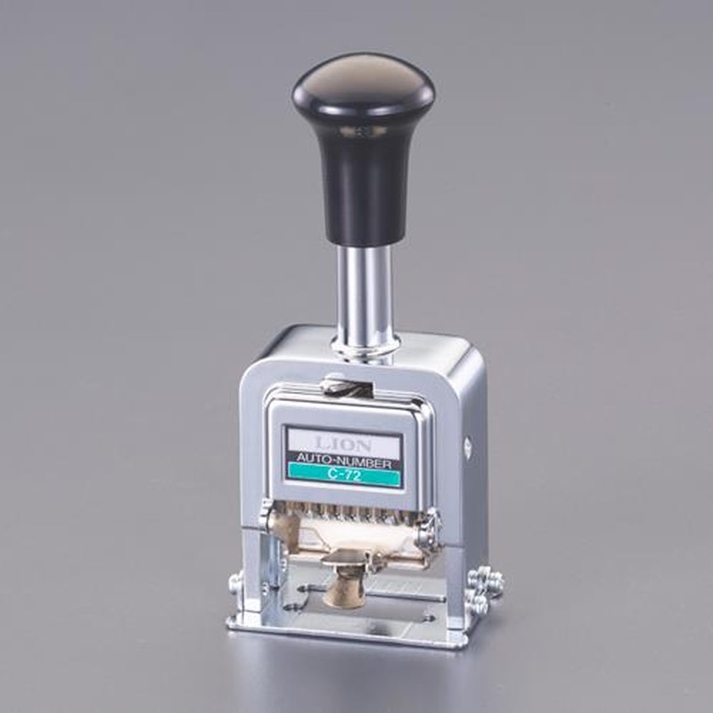 エスコ EA762AF-147 7桁7様式ナンバーリング(C型) 1個(ご注文単位1個)【直送品】