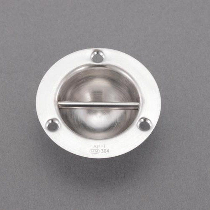 エスコ EA638BT-5 φ60x22mm埋込みフック(丸形/ステンレス製) 1個(ご注文単位1個)【直送品】