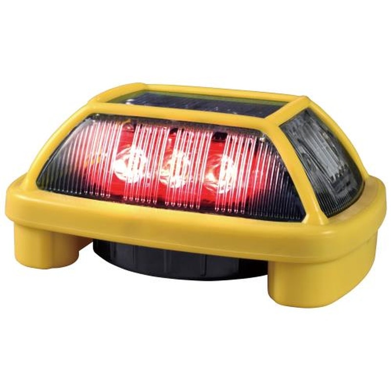 エスコ EA983FR-141[単3x3本]LED警告灯(ブザーマグネット付/赤) 1個（ご注文単位1個）【直送品】