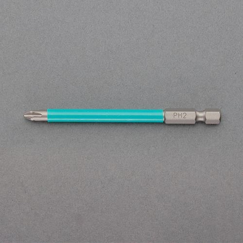 エスコ EA611G-21 #2x50mm［＋]ドライバービット(ACR/プロテクター付) 1個（ご注文単位1個）【直送品】
