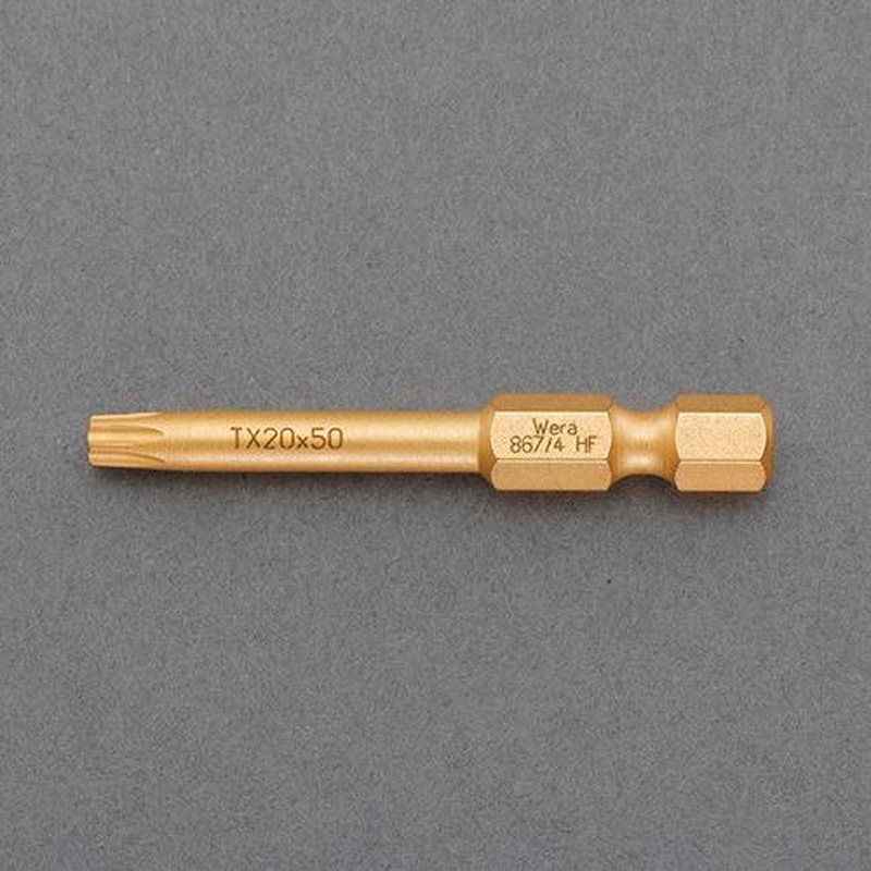 エスコ EA611GM-227 T27x50mm［Torx]ドライバービット(ホールド付) 1個（ご注文単位1個）【直送品】