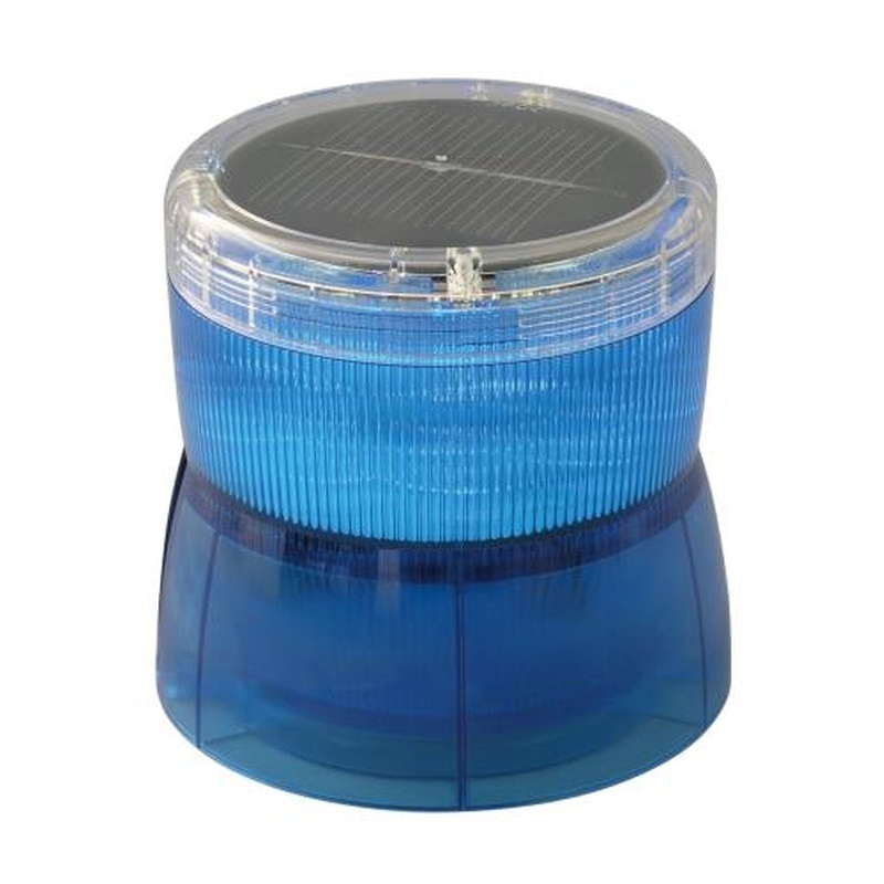 エスコ EA983FS-133[ソーラー充電式]LED回転灯(青) 1個（ご注文単位1個）【直送品】