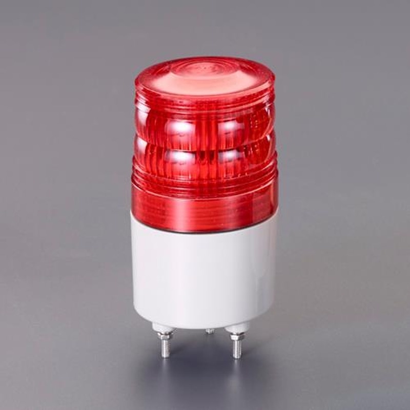 エスコ EA983FS-166 AC100~200VLED回転灯(赤) 1個（ご注文単位1個）【直送品】