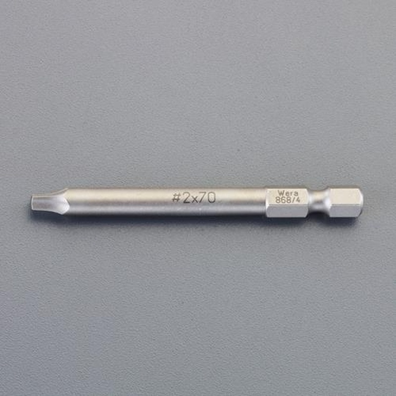 エスコ EA611AM-84 #2x70mm［Square]ドライバービット 1個（ご注文単位1個）【直送品】