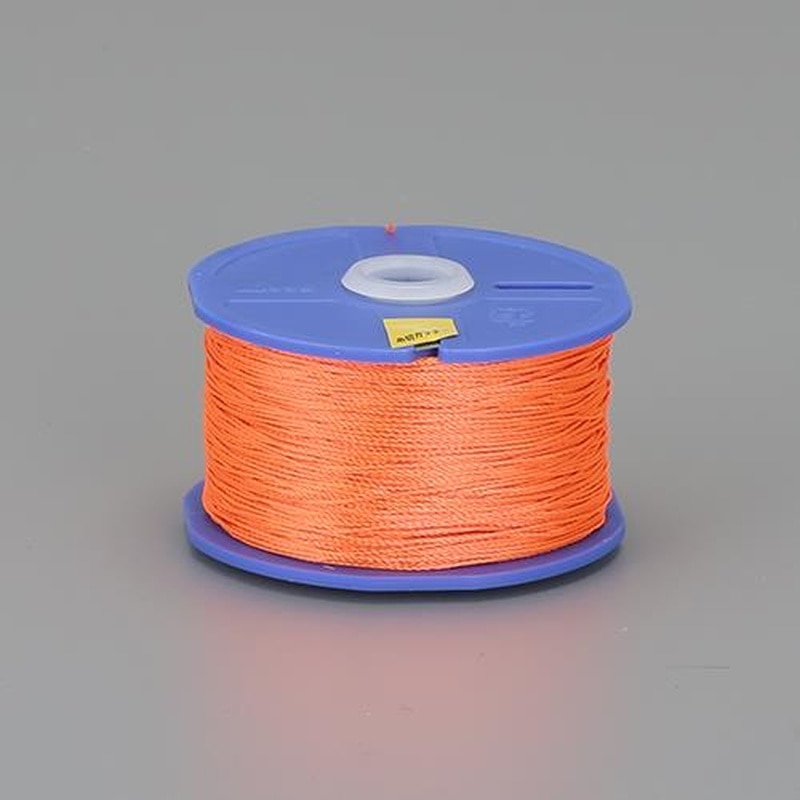 エスコ EA628AS-33 φ0.8mmx270m水糸(ポリエステル/蛍光オレンジ) 1個(ご注文単位1個)【直送品】