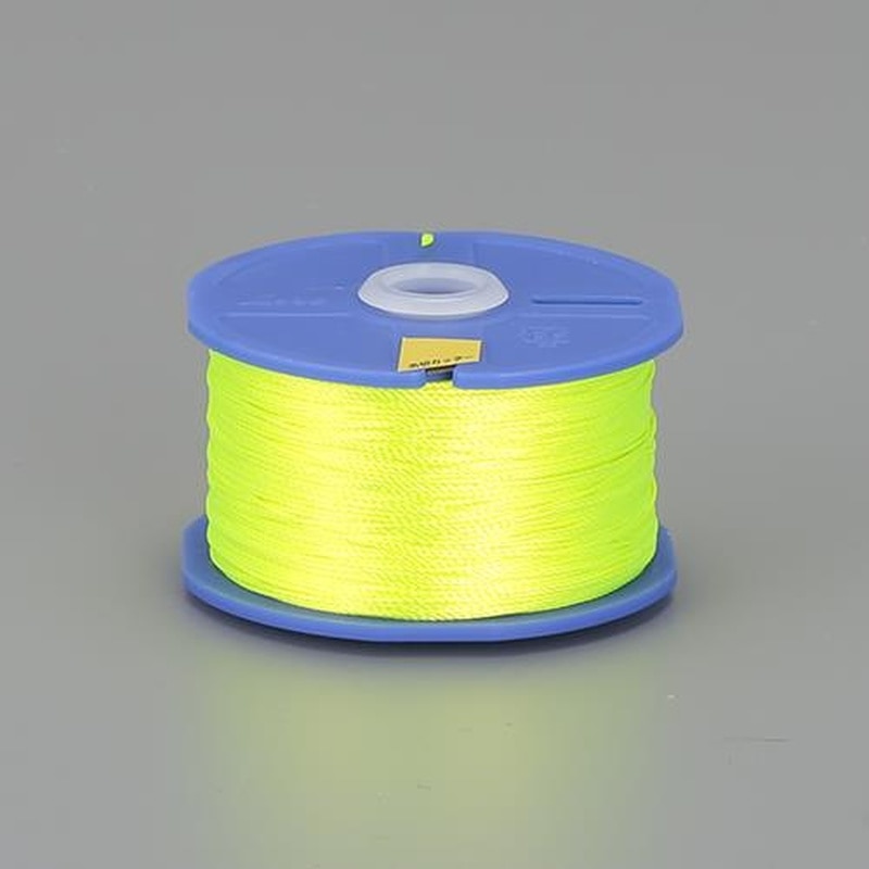 エスコ EA628AS-32 φ0.8mmx270m水糸(ポリエステル/蛍光イエロー) 1個(ご注文単位1個)【直送品】