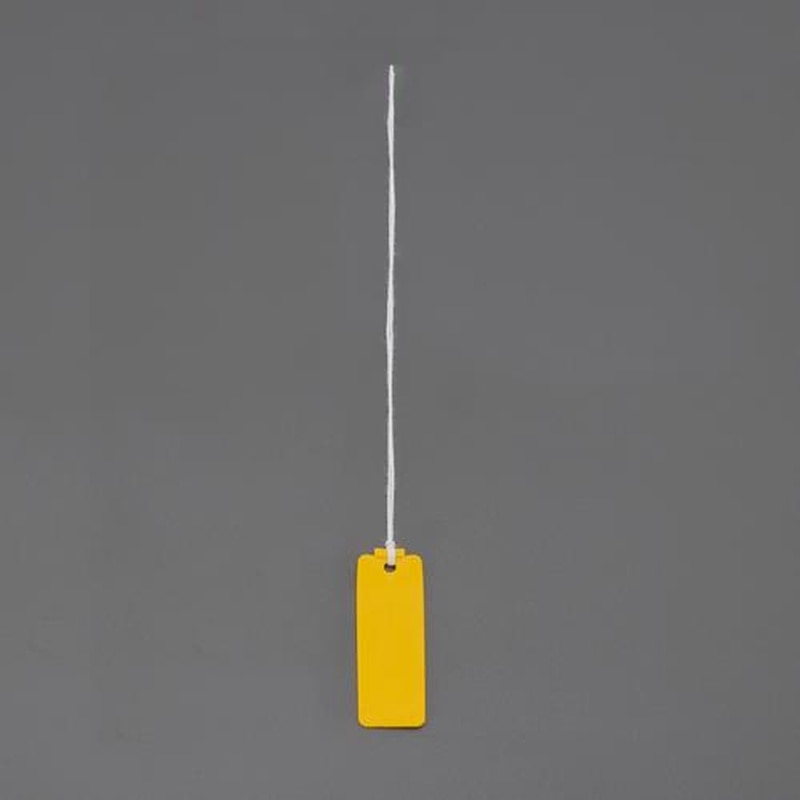 エスコ EA475HD-23 15x41mm線名札(角形/黄/20枚) 1個（ご注文単位1個）【直送品】