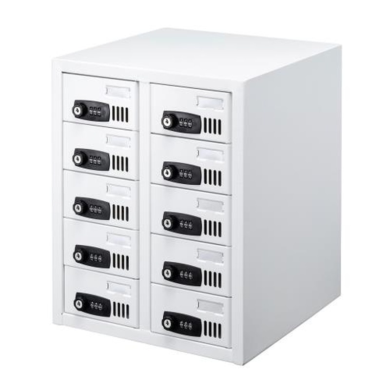 エスコ EA954HC-466 340x340x432mmスマートフォン収納キャビネット 1個(ご注文単位1個)【直送品】