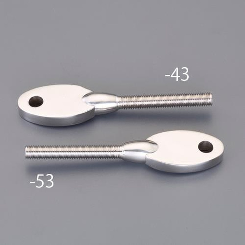 エスコ EA638RT-54 M10x47mm止め金具(左・雄ねじ/ステンレス製) 1個(ご注文単位1個)【直送品】