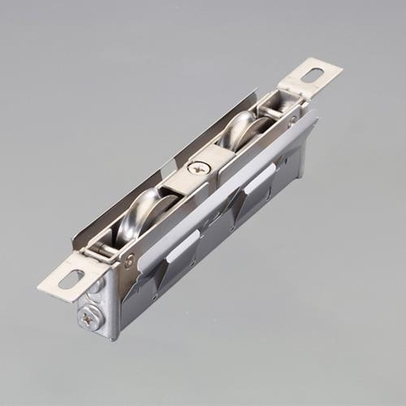 >エスコ EA986RJ-80 14-30mmサッシ取替戸車(平行型/2連/ステンレス車 1個(ご注文単位1個)【直送品】