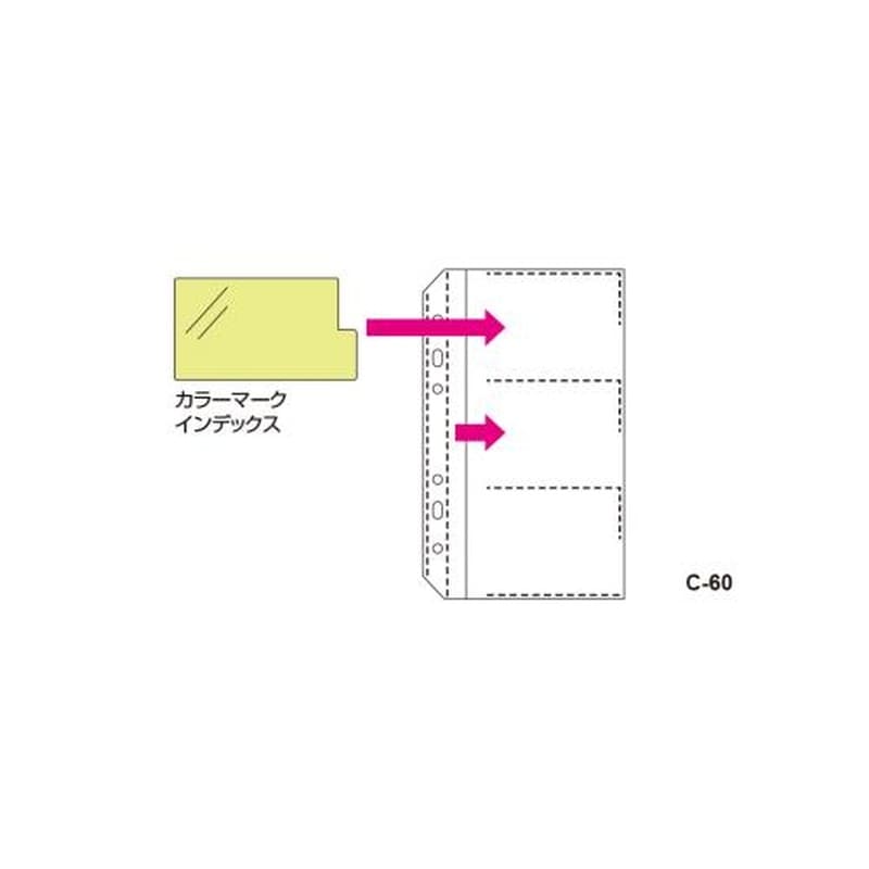 エスコ EA762CJ-40[EA762CJ-36~39用]補充用ポケット(10枚) 1個（ご注文単位1個）【直送品】