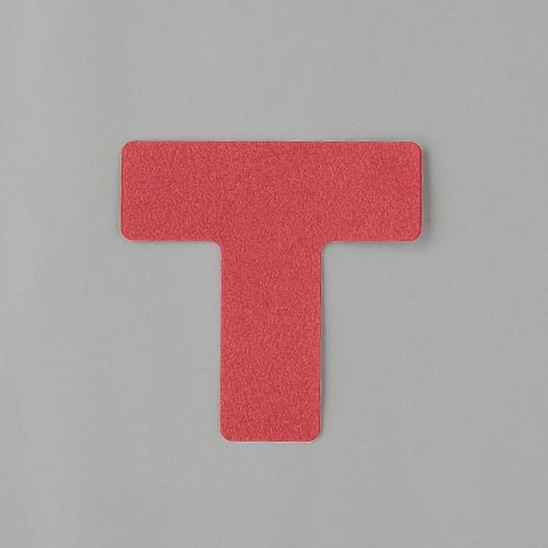 エスコ EA944SJ-13 T型マーカー(赤/5枚) 1個(ご注文単位1個)【直送品】