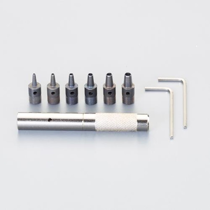 エスコ EA576HN-12 1.0-4.0mm/7本組革ポンチ 1個(ご注文単位1個)【直送品】