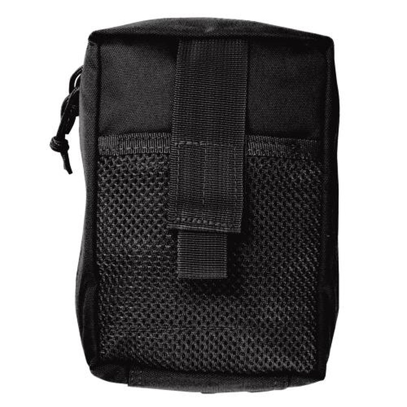 エスコ EA925DB-27 127x76x190mm小物ポーチ(黒) 1個(ご注文単位1個)【直送品】