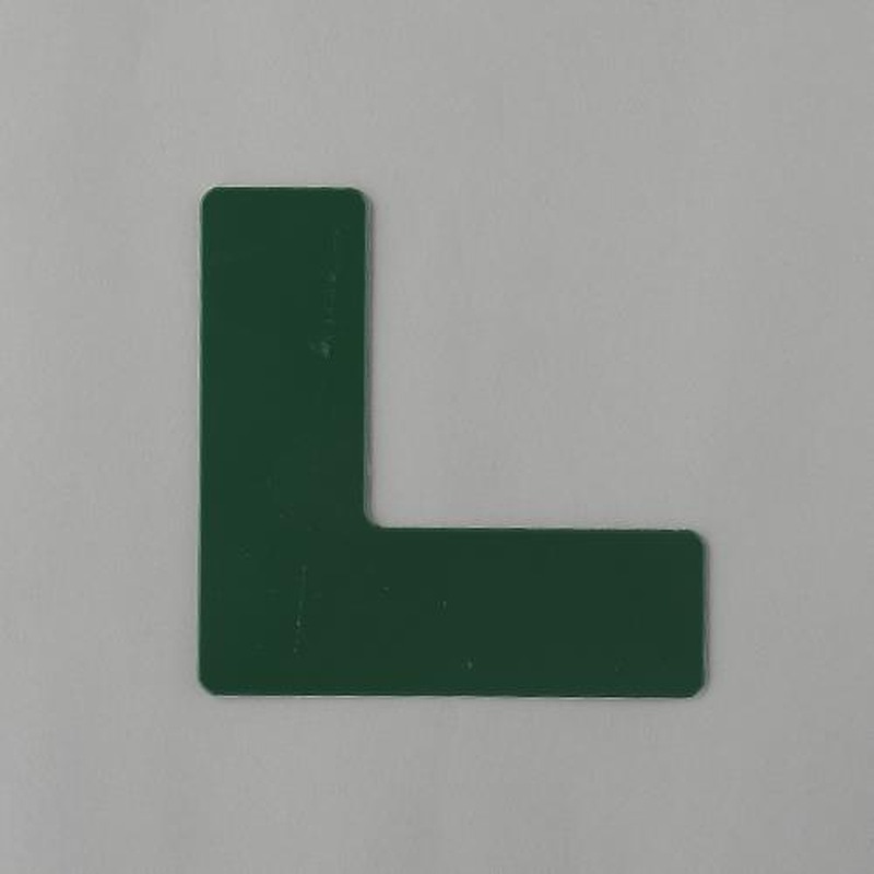 エスコ EA944SJ-104 L型マーカー(緑/2枚) 1個(ご注文単位1個)【直送品】