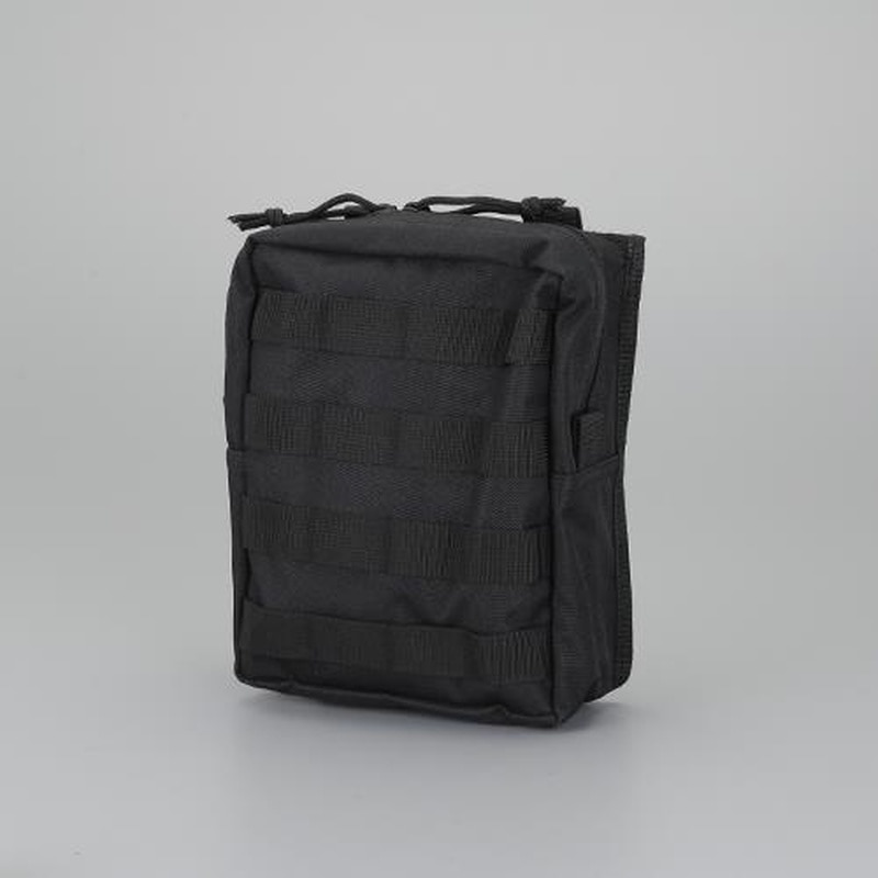 エスコ EA925DB-34 127x63x177mm小物ポーチ(黒) 1個(ご注文単位1個)【直送品】