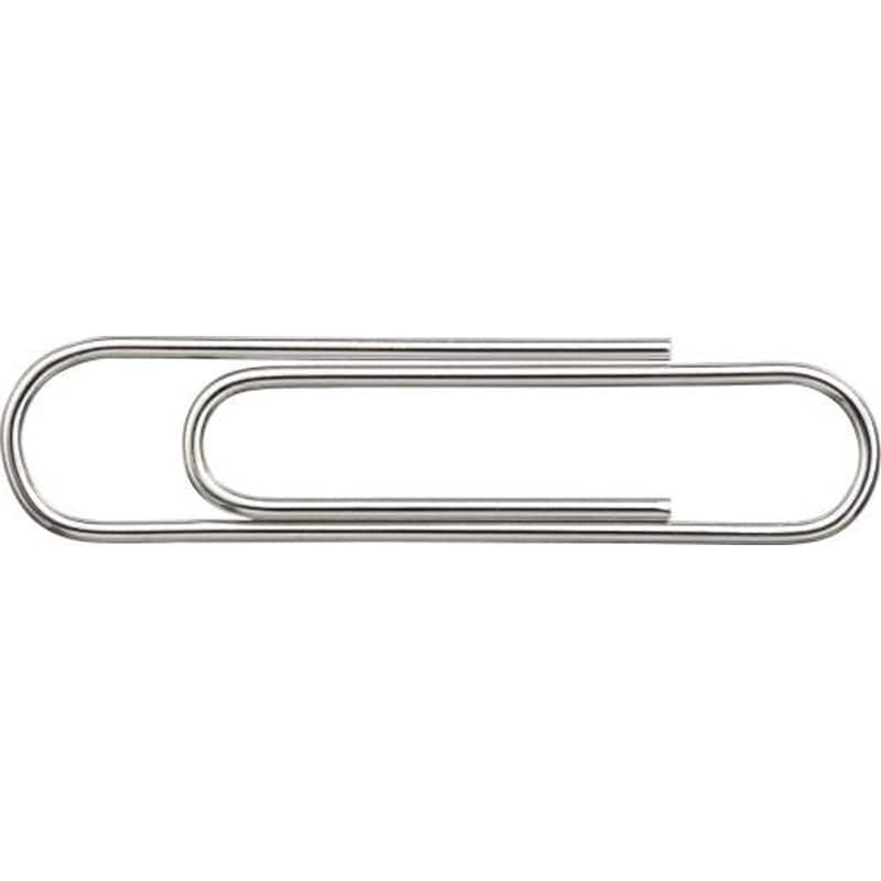 エスコ EA762FA-9[特大/33mm]ゼムクリップ(100本) 1個（ご注文単位1個）【直送品】