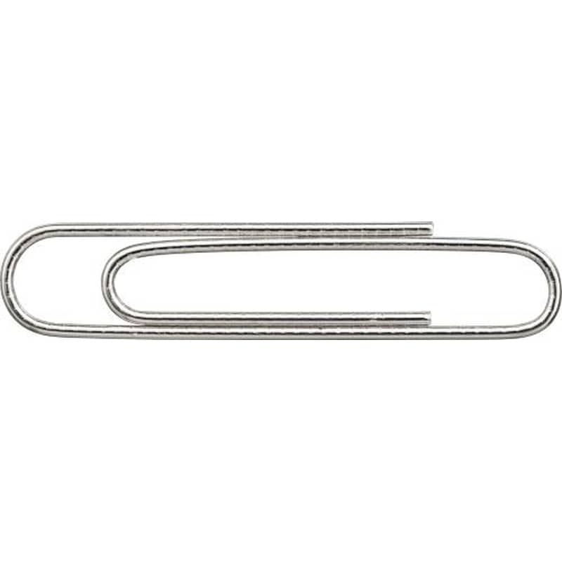 エスコ EA762FA-10[超特大/50mm]ゼムクリップ(100本) 1個（ご注文単位1個）【直送品】