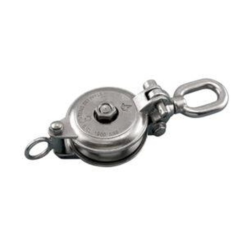 エスコ EA987SR-46 133mm［ロープ用]リング付ベアリング滑車(SUS製) 1個（ご注文単位1個）【直送品】