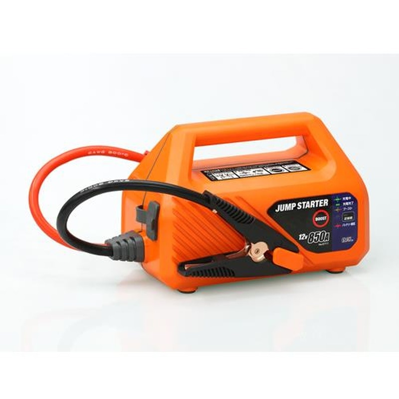 エスコ EA812HJ-1 DC5V・12V/850Aジャンプスターター 1個(ご注文単位1個)【直送品】