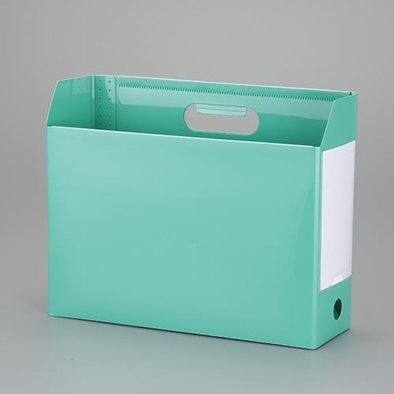 エスコ EA954TD-57 102x317x261mmファイルスタンド(横型/緑) 1個（ご注文単位1個）【直送品】