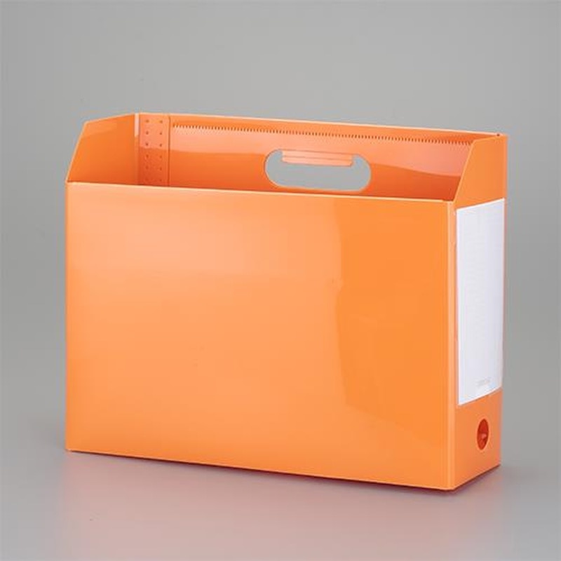 エスコ EA954TD-58 102x317x261mmファイルスタンド(横型/橙) 1個（ご注文単位1個）【直送品】