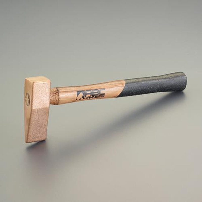 エスコ EA575EX-1 1150g/33mm銅ハンマー(木柄) 1個(ご注文単位1個)【直送品】