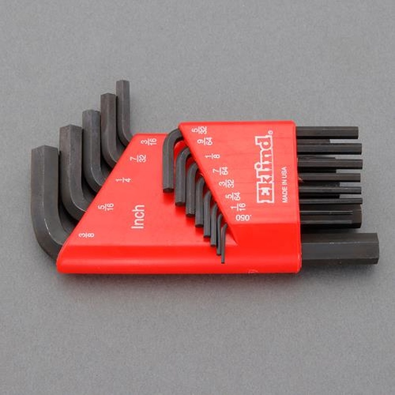 エスコ EA573BE-30 0.05”-3/8”/13本組［Hexagon]キーレンチ 1個（ご注文単位1個）【直送品】
