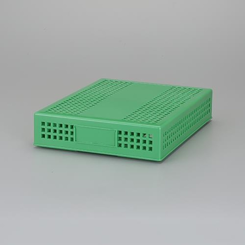 エスコ EA954TG-9 255x340x68mmシストレー・蓋付(緑) 1個（ご注文単位1個）【直送品】