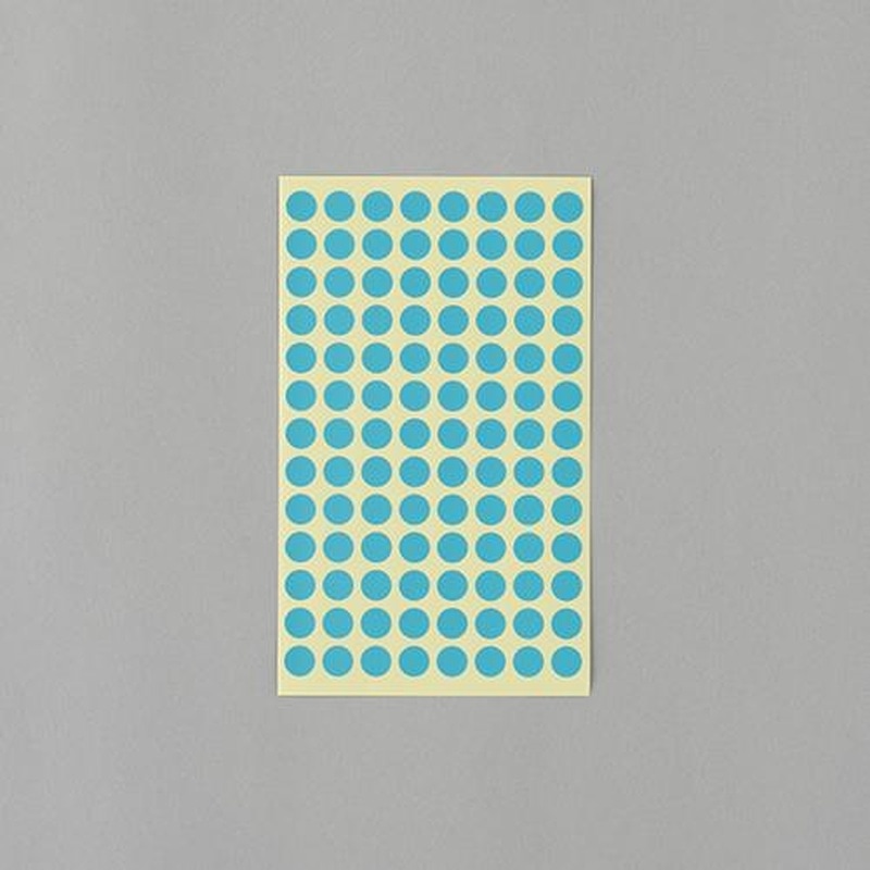 エスコ EA956VC-76 φ9mm/1456片カラーラベルシール(空/14枚 1個（ご注文単位1個）【直送品】