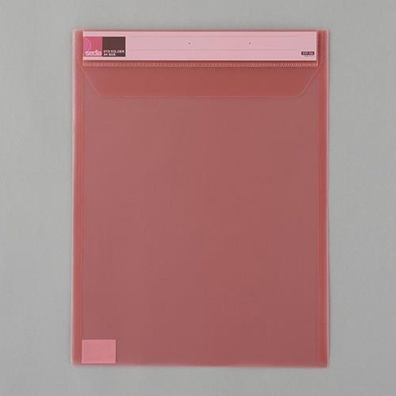 エスコ EA954TD-107 240x316mmシストレーホルダー(レッド) 1個（ご注文単位1個）【直送品】