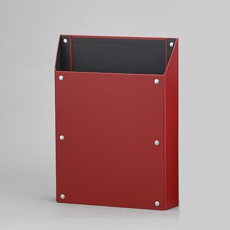 エスコ EA762FG-351 337x255x53mmマグネットポケット(タテ型/赤) 1個(ご注文単位1個)【直送品】