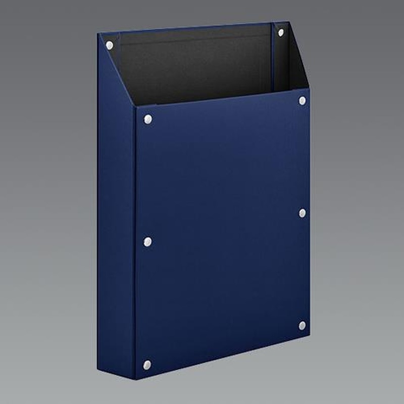 エスコ EA762FG-353 337x255x53mmマグネットポケット(タテ型/青) 1個(ご注文単位1個)【直送品】