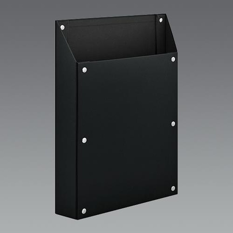 エスコ EA762FG-354 337x255x53mmマグネットポケット(タテ型/黒) 1個(ご注文単位1個)【直送品】