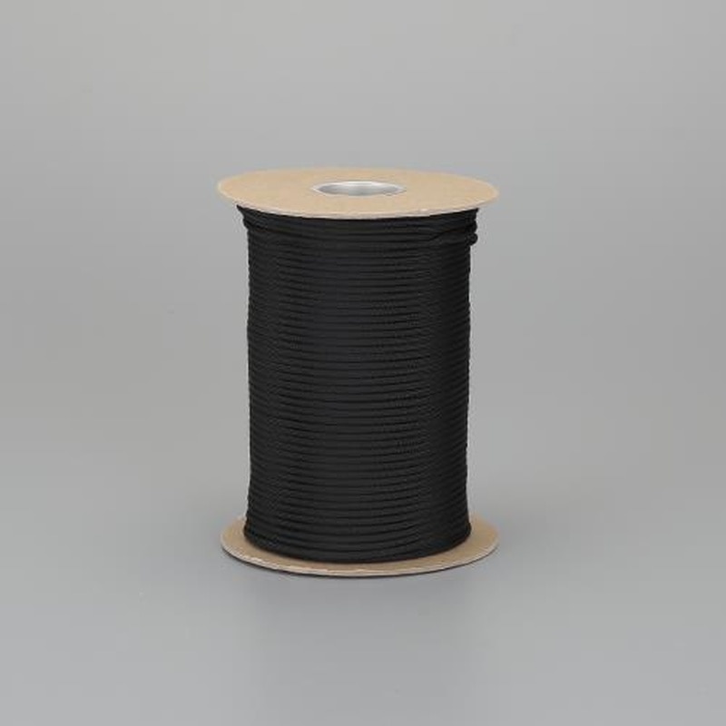 エスコ EA628BR-501 φ4.0mmx152.0mパラシュートコード(黒) 1個（ご注文単位1個）【直送品】