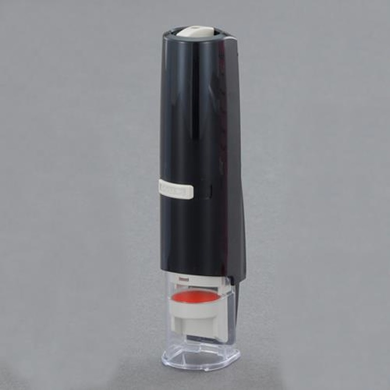 エスコ EA762AL-42 印鑑ホルダー(朱印内蔵型/黒) 1個(ご注文単位1個)【直送品】