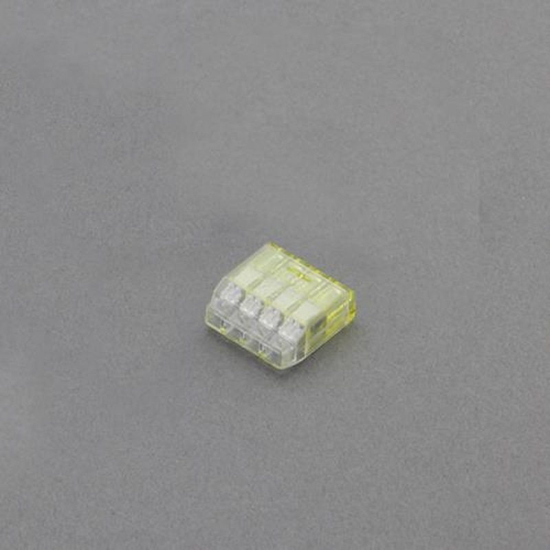 エスコ EA538PD-14 4極差込形電線コネクター(3個) 1個（ご注文単位1個）【直送品】