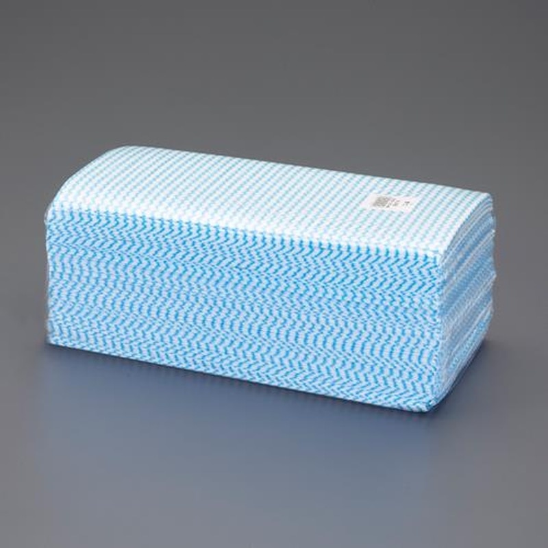 エスコ EA929DB-13C 500x600mmペーパータオル(ブルー/12パック) 1個（ご注文単位1個）【直送品】