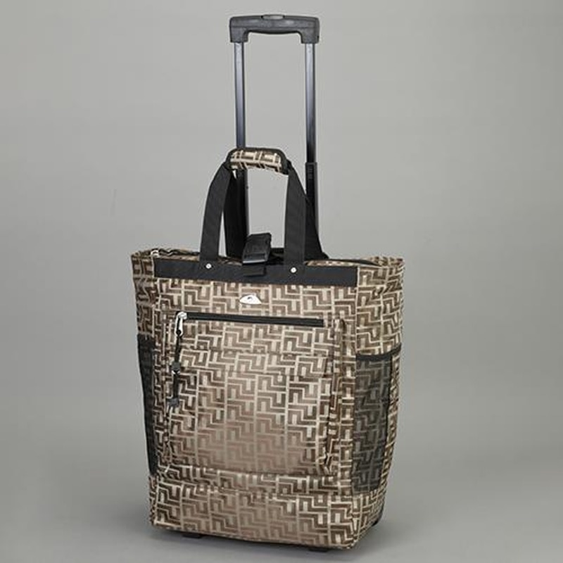 エスコ EA927CH-142 406x241x533mm/48.3Lトートバッグ(キャリー付) 1個(ご注文単位1個)【直送品】