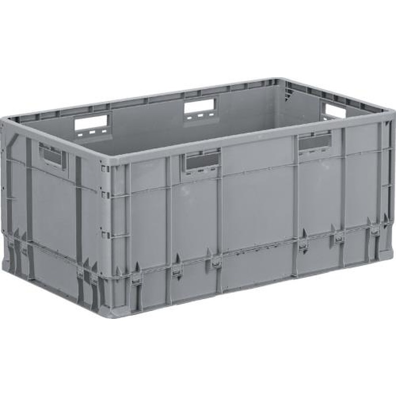 エスコ EA506AF-146 838x503x380mm/137L軽量コンテナ(ライトグレー) 1個（ご注文単位1個）【直送品】